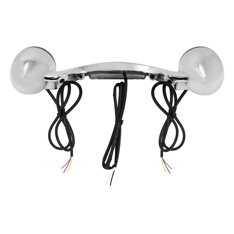 Bullet Rear Brake Light Bar with Turn Signals Smoke Lens