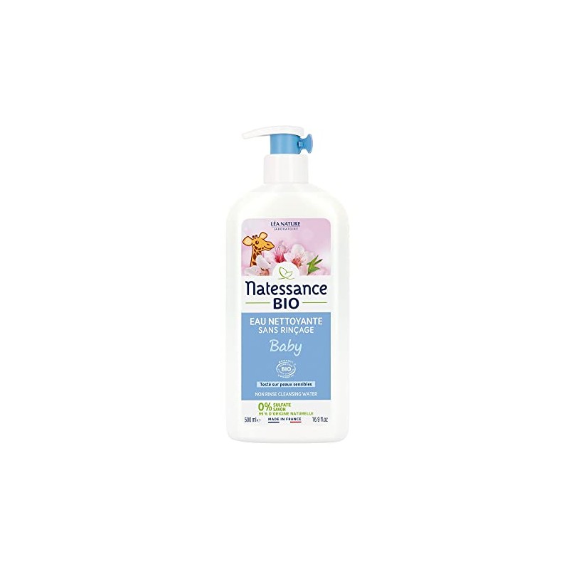 Natessance Naturel Baby Care Non Rinse Cleansing Water 500 ml