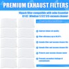 Tondiamo 20 Pcs 10 Pcs Exhaust Filter Compatible with Sebo