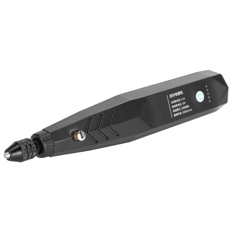 Electric Grinder Small Handheld Grinding Machine Carving Tool Black