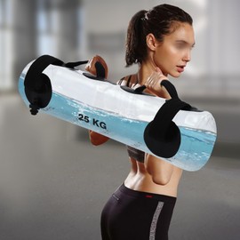 XUFOPLY Water Weights Aqua Bag, 25Kg/55lbs Training Power Bag Filled Hydro Core Training Bag Portable Stability Fitness Equipment for Gyms, Homes, Sports Halls (25KG)