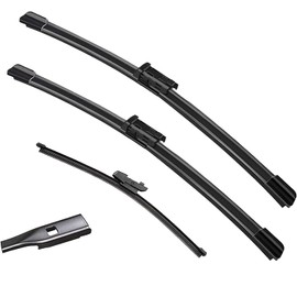 ZIXMMO 3 Factory Wiper Blades Replacement For VW Volkswagen Tiguan MK2 2018-2021 2022 Touareg 2019 2020 2021-2023 Original Equipment Windshield Wiper Blades Set - 25"+22"+15" (Set of 3) Top Lock