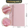 Bunnyjik GOTS Organic Next2me Fitted Sheets (Pink+Pink) for Cot Bed