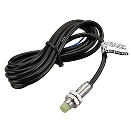 Heschen M8 Inductive Proximity Sensor Switch PR08-2DN2 Cylindrical Type Detector 2mm DC12-24V 3-Wire NPN NC(Normally Closed) CE