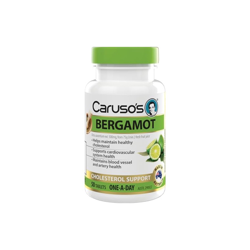 Caruso's Natural Health Bergamot 50 Tablets