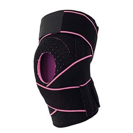 Rodillera Deportiva 4 Colores, Apoyo de Ejercicio para Rodilla, Para Aliviar el Artritis Rodilla de Menisco Dolor y y Protección de Deportiva(rosa)   