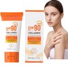 Collagen Sunscreen SPF 90 PA+++,Ultra High Protection Sunblock Against UVA/UVB,Factor
