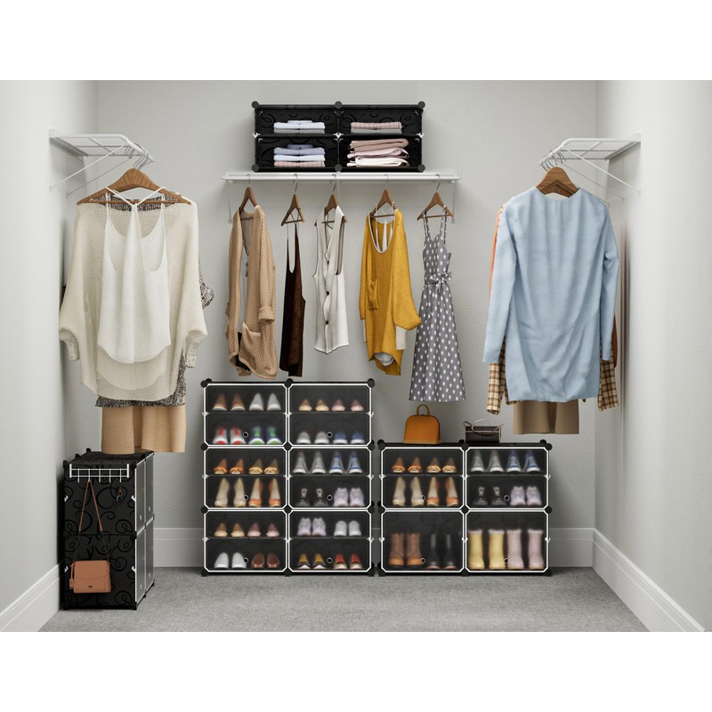 HOMIDEC Shoe Rack Organizer, 6 Tier Storage Cabinet 24 Pair