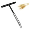 Stainless Steel Crepe Spreader,Stainless Steel Round-Handle Crepes Spreader, T-Shaped Batter