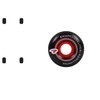 Enuff Corelites 52mm Black/Red Skateboard Wheels