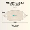 Hamaca King Size Yucateca De Algodón 390x190cm Xl
