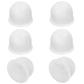 6pcs Coffee Maker Water Filter Pods for Wolf Gourmet, Activated Carbon Coffee Water Filters Replacement Micromesh Cover Coffee System Accessories for WGCM100S WGCM110S WGCM120S
