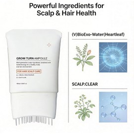 Lilyeve Growturn Hair Growth Serum with Built In Brush Heartleaf Derived Exosomes Lightweight Scalp Care Formula for Daily Hair Routine