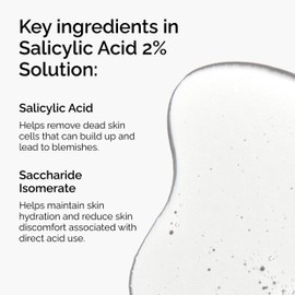 The Ordinary Salicylic Acid 2% Solution, Acne-Fighting Serum for Blemish-Prone Skin, 1 Fl Oz