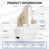 Hearing Aids for Seniors with Hearing Loss, Rechargeable Hearing Amplifiers