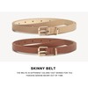 HOTWILL 4 Pack Women Skinny Belts for Jeans Dress Thin