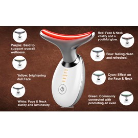 Keep it Smile – Face and Neck Tool, A Gentle Beauty Tool Designed for Daily use and self-Care, Facial Roller, (White)