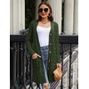 Aottori Women's Long Elegant Cardigan Chunky Knit Long Sleeve Knitted