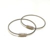 simPLEISURE ya010012 Stainless Steel Wire Key Chain, 5.9 / 7.9