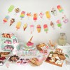 Ice Cream Banner Garland - Ice Cream Party Decorations, Summer