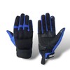 Motorcycle Mesh Gloves Summer Breathable Anti-Slip Gloves (Blue, LL)