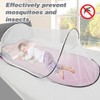 Pop Up Mosquito Net, Foldable Retractable Mosquito Net Bed for