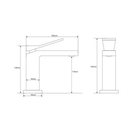 Basin Faucet Bathroom Hot Cold Brush Gold Mixer Crane Deck Single Lever Black Tap Mixer Brass (Color : Chrome Short)