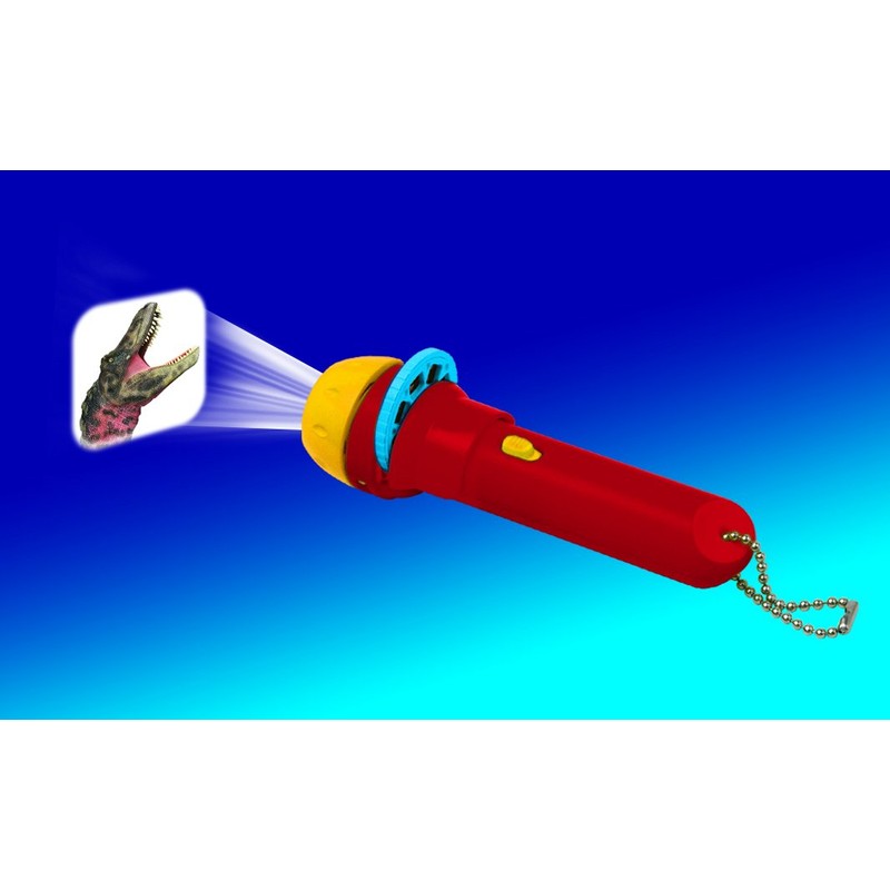 Natural History Museum Dinosaur Flashlight and Projector STEM, Clear