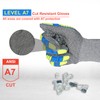 Graloky Level 7 Cut Resistant Gloves, Safety Work Gloves for
