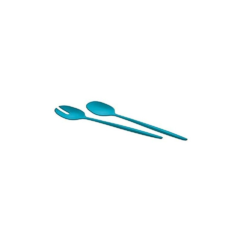 Guzzini - My Fusion 106100138 Salad Servers Matte Azure 28