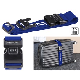 PEARL Luggage Strap with Lock: Suitcase Strap with 3-Digit Combination Lock, 5 x 180 cm (Suitcase Strap with Lock, Suitcase Strap, Trolley)