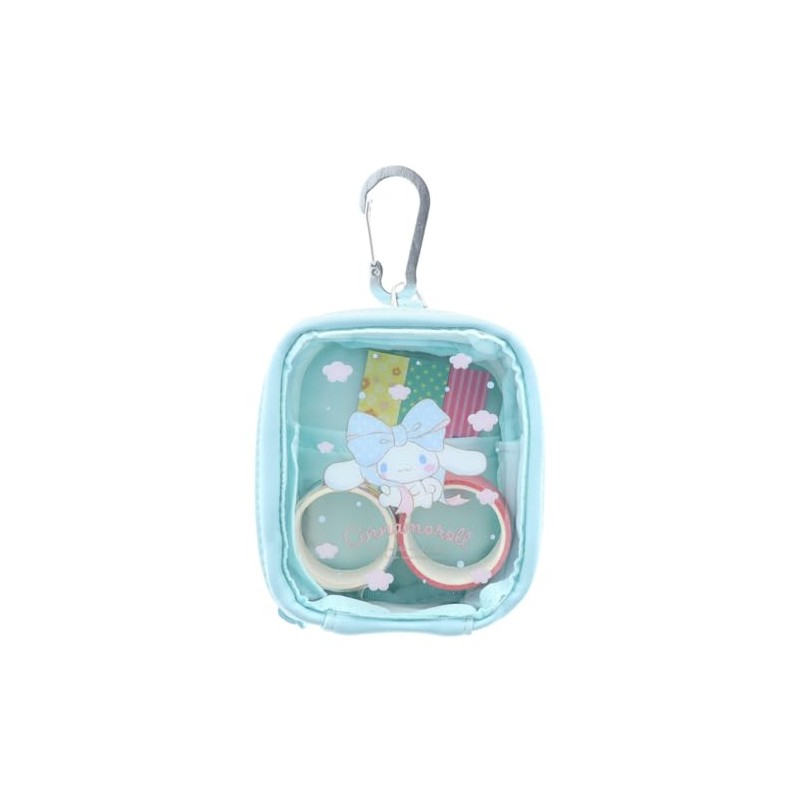 Sunstar Stationery Sanrio Pouch with Carabiner Cinnamoroll S2322757