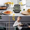 HonorMeet Digital Kitchen Triple Timer,Count-Down & Count-up Tracking,Loud Buzzer Reminder,Battery