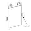 Gordon Glass™ Chrome Finish Slip-on Pull Handle for Frameless Shower