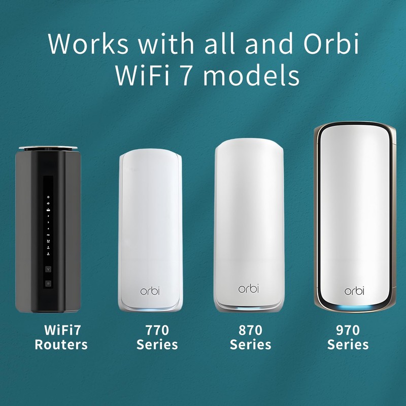 Orbi WiFi 7 Wall Mount Kit, Wall Mount Bracket Sturdy