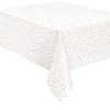 Unique 22543 Plastic Tablecloth-2.13 m x 1.37 m-Dots & Stars