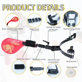 HXRROO Taekwondo Kick Target Pad,Hand Free Striking Pad with Mounting Bracket, Martial Arts Training Equipment