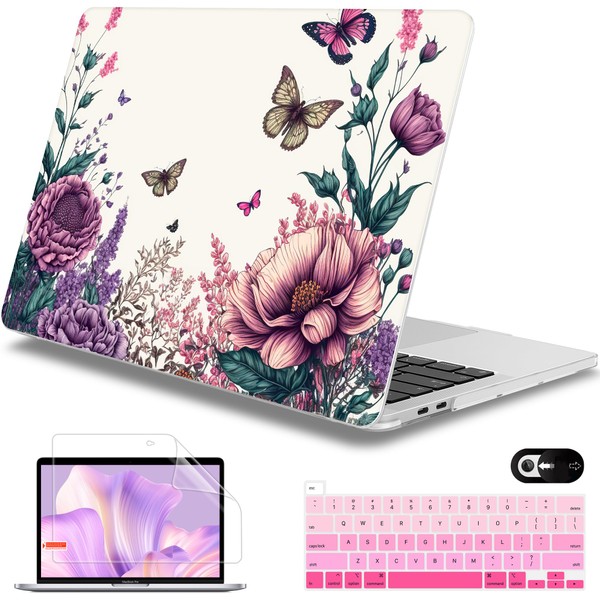 Mektron for MacBook Pro 13-inch Case 2022 2021 2020 Release