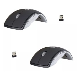 EGTMA Mouse Inalámbrico Plegable Para Pc Laptop (paquete 2pcs)