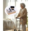 Hitseon Couch Cup Holder Tray, Handy Silicone Bamboo Couch Caddy