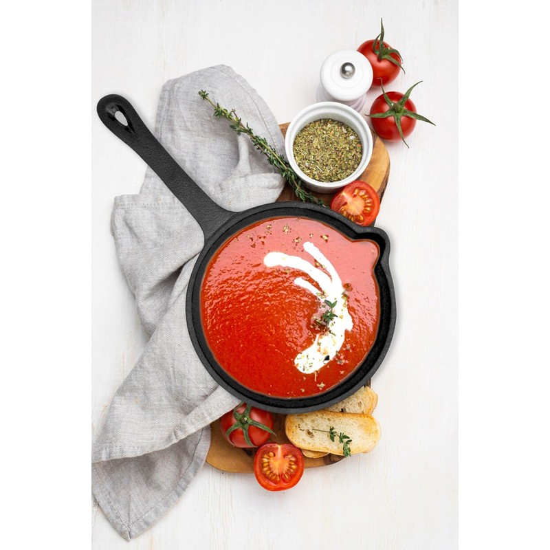 Jim Beam JB0204 Pre-Seasoned Heavy Duty Construction Cast Iron Basting