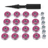 Vanpro Skateboard 608RS Bearing Suit, Double Metal Shielded Deep Groove