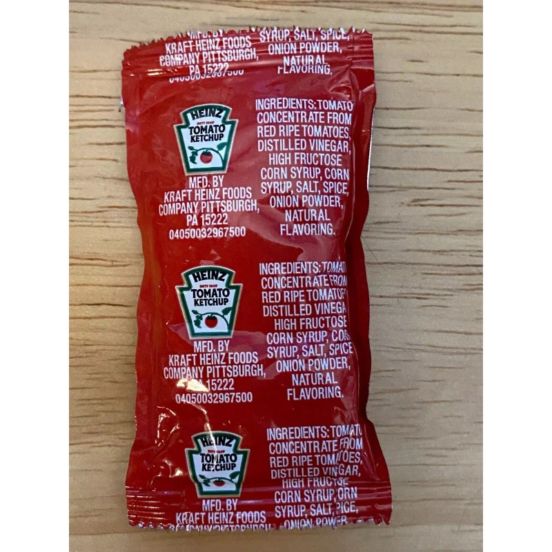 Heinz 1 Heinz United States Of Saucemerica Ketchup Packet Oklahoma