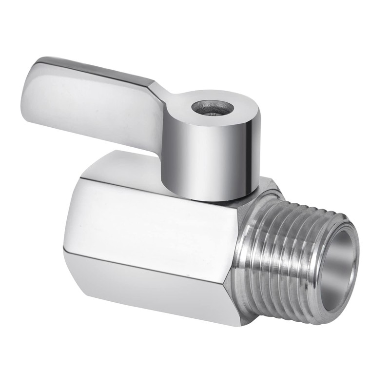 Shower Head Shut Off Valve, 304 Stainless Steel Mini Ball