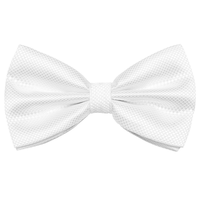 DonDon Men's Bow Tie and Pocket Square Tied and Adjustable