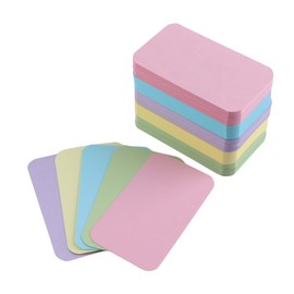 200Pcs Blank Business Cards, 2" x 3.4" Mini Paper Cards for DIY Thank You, Greeting, Note, Gift Tags Label (5 Colors, Each 40)