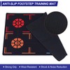 PATIKIL Basketball Training Mat 2.5mm Rubber Basketball Footstep Pad Non-Slip
