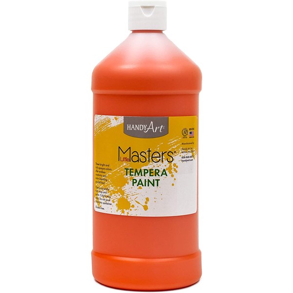 Handy Art Little Masters Tempera Paint 32 ounce, Orange