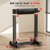 BODYRHYTHM Bulgarian Split Squat Stand, Single Leg Squat Roller Stand