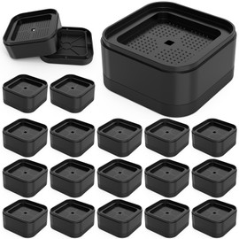 appacare 20 Pack Furniture Risers Adjustable Bed Risers Desk Leg Risers 1.38",Bed Lifts Risers Square Bed Raising Blocks for Table/Desk/Couch/Chair/Sofa/Bed/Cabinet